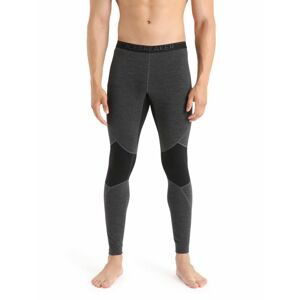 Pánské spodky ICEBREAKER Mens 260 Zone Leggings, Jet Heather/Black velikost: S