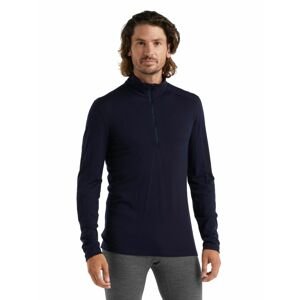 Pánské triko ICEBREAKER Mens 200 Oasis LS Half Zip, Midnight Navy velikost: S