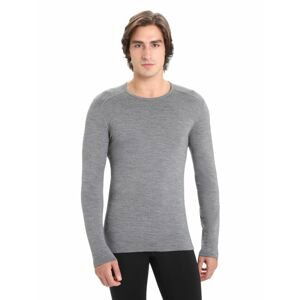 Pánské triko ICEBREAKER Mens 260 Tech LS Crewe, Gritstone Heather velikost: XL