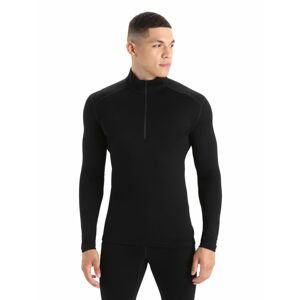 Pánské triko ICEBREAKER Mens 260 Tech LS Half Zip, Black velikost: L