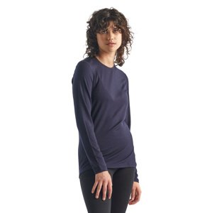 Dámské triko ICEBREAKER Wmns 200 Oasis LS Crewe, Midnight Navy velikost: S