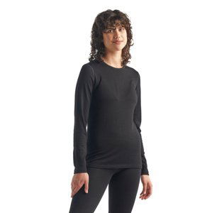 Dámské triko ICEBREAKER Wmns 260 Tech LS Crewe, Black velikost: XL