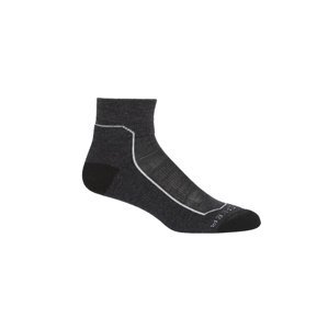 Pánské merino ponožky ICEBREAKER Mens Hike+ Light Mini, Jet Heather velikost: 47-49 (XL)