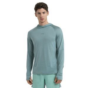 ICEBREAKER Mens Merino 125 Cool-Lite™ Sphere LS Hoodie, Cloud Ray velikost: S