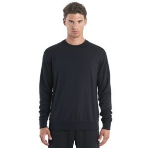 Pánský merino svetr ICEBREAKER Mens Merino Shifter II LS Sweatshirt, Black velikost: XXL