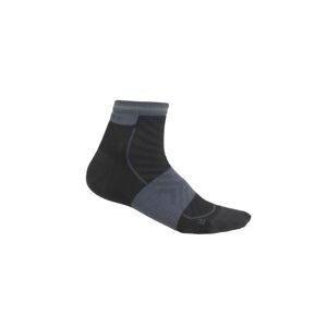 ICEBREAKER Wmns Merino Run+ Ultralight Mini, Black/Graphite velikost: S