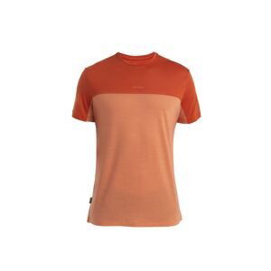 ICEBREAKER Mens Merino 125 Cool-Lite™ Sphere III SS Tee Colour Block, Ember/Molten/Cb velikost: S