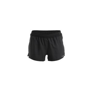 Dámské merino kraťasy ICEBREAKER Wmns Merino 125 ZoneKnit™ Speed 3" Shorts, Black velikost: S