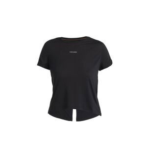 Dámské merino triko krátký rukáv ICEBREAKER Wmns Merino 125 Cool-Lite™ Speed SS Tee, Black velikost: XL