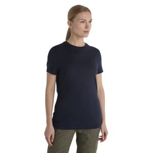 Dámské merino triko krátký rukáv ICEBREAKER Wmns Merino 150 Tech Lite III SS Tee, Midnight Navy velikost: XL