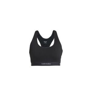 ICEBREAKER Wmns Merino 125 ZoneKnit™ Racerback Bra, Black velikost: S