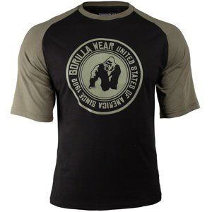 Gorilla Wear Pánské tričko Texas T-shirt Black/Army Green - M