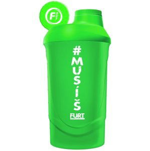 Fitness007 šejkr #musíšfurt 600 ml - zářivě zelená