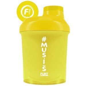 Fitness007 šejkr #musíšfurt 300 ml - zářivě žlutá