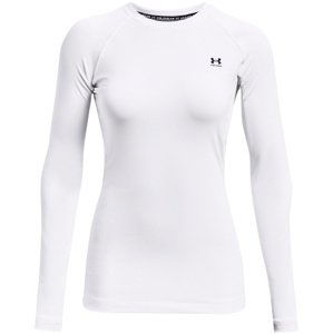 Dámské zimní tričko Under Armour CG Authentics Crew - white - S - 1368701-100