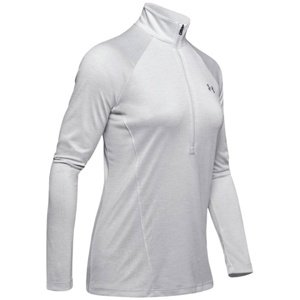 Lehká dámská mikina Under Armour New Tech 1/2 Zip - Twist - halo gray - S - 1320128-014