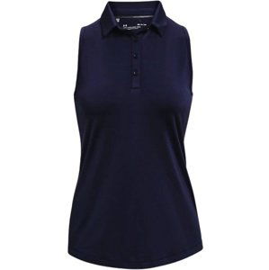 Dámské polo tričko Under Armour Zinger Sleeveless Polo - midnight navy - XS - 1363950-410