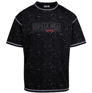 Gorilla Wear Pánske Oversized tričko Saginaw - Washed černé - XL