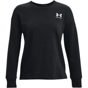 Dámská mikina Under Armour Rival Fleece Oversize Crew - black - XS - 1369423-001