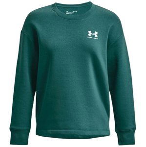 Dámská mikina Under Armour Rival Fleece Oversize Crew - coastal teal - M - 1369423-722