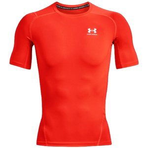 Pánské kompresní tričko Under Armour HG Armour Comp SS - bolt red - S - 1361518-810