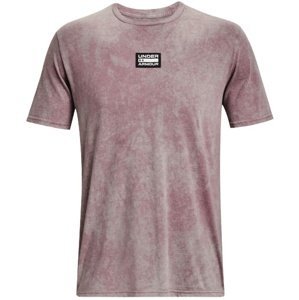 Pánské tričko Under Armour Elevated Core Wash SS - misty purple - XL - 1379552-500