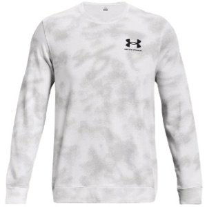 Pánská mikina Under Armour Rival Terry Nov Crew - white - XL - 1377186-100