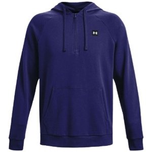 Pánská bavlněná mikina Under Armour Rival Fleece 1/2 Zip HD - sonar blue - M - 1373371-468