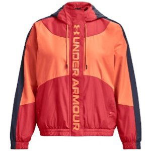 Dámská sportovní bunda Under Armour Rush Woven FZ Jacket - chakra - M - 1369845-638