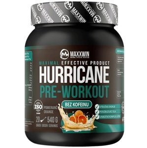 MAXXWIN Hurricane Pre-Workout NO Caffeine 540 g - višeň