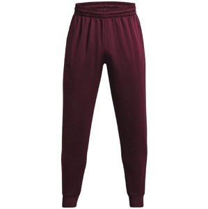 Pánské fleecové tepláky Under Armour Armour Fleece Joggers - dark maroon - XXL - 1373362-600