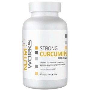NutriWorks Strong Curcumin Piperine 90 kapslí