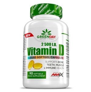 Amix Nutrition Amix Vitamin D 2500 I.U. 90 kapslí PROŠLÉ DMT 1.2024