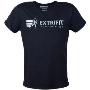 Extrifit Tričko černé se stříbrným logem - XL