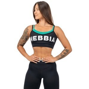 Nebbia Dvouvrstvá sportovní podprsenka Flex 241 černá - XS