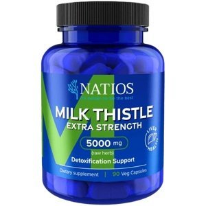 NATIOS Milk Thistle Extract (Ostropestřec) 5000 mg Extra Strength 90 veganských kapslí