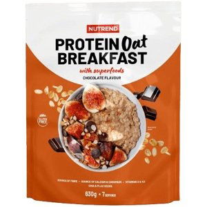 Nutrend Protein Oat Breakfast 630 g - čokoláda