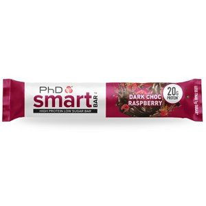 PhD Nutrition PhD Smart Bar 64 g Tmavá čokoláda malina