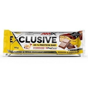Amix Nutrition Amix Exclusive Protein Bar 85g - banán/čokoláda