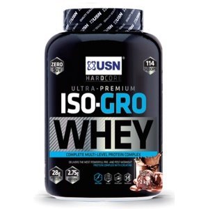 USN (Ultimate Sports Nutrition) USN ISO-GRO Whey 2000 g - holandská čokoláda
