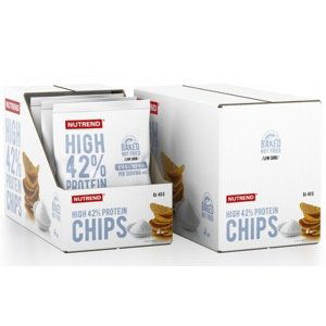 Nutrend High Protein Chips 6x40g - sůl