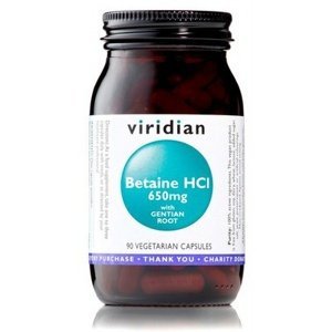 Viridian Nutrition Viridian Betaine HCL 90 kapslí