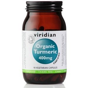 Viridian Nutrition Viridian Turmeric (Kurkuma) 400mg Organic 90 kapslí