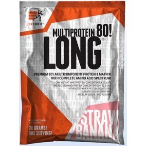 Extrifit Long 80 Multiprotein vzorek 30g - jahoda/banán