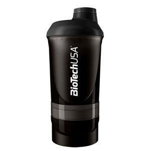 Biotech USA BioTechUSA šejkr Wave+ 600ml + 200ml + 150ml - černá