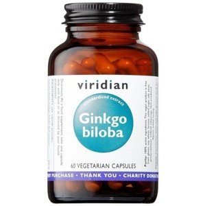 Viridian Nutrition Viridian Ginkgo Biloba 60 kapslí