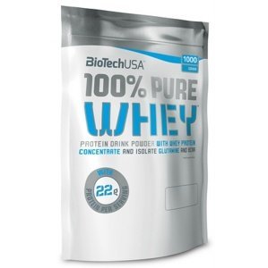 Biotech USA BioTechUSA 100% Pure Whey 1000 g - vanilka bourbon + Zero bar 50 g ZDARMA
