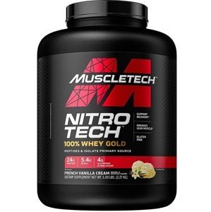 MuscleTech Nitro-Tech 100% Whey Gold 2270 g - cookies & cream