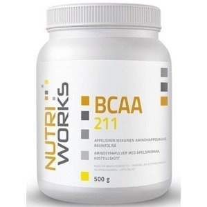 NutriWorks BCAA 2:1:1 500 g - pomeranč