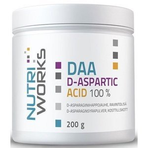 NutriWorks DAA D-ASPARTIC ACID 100% 200g
